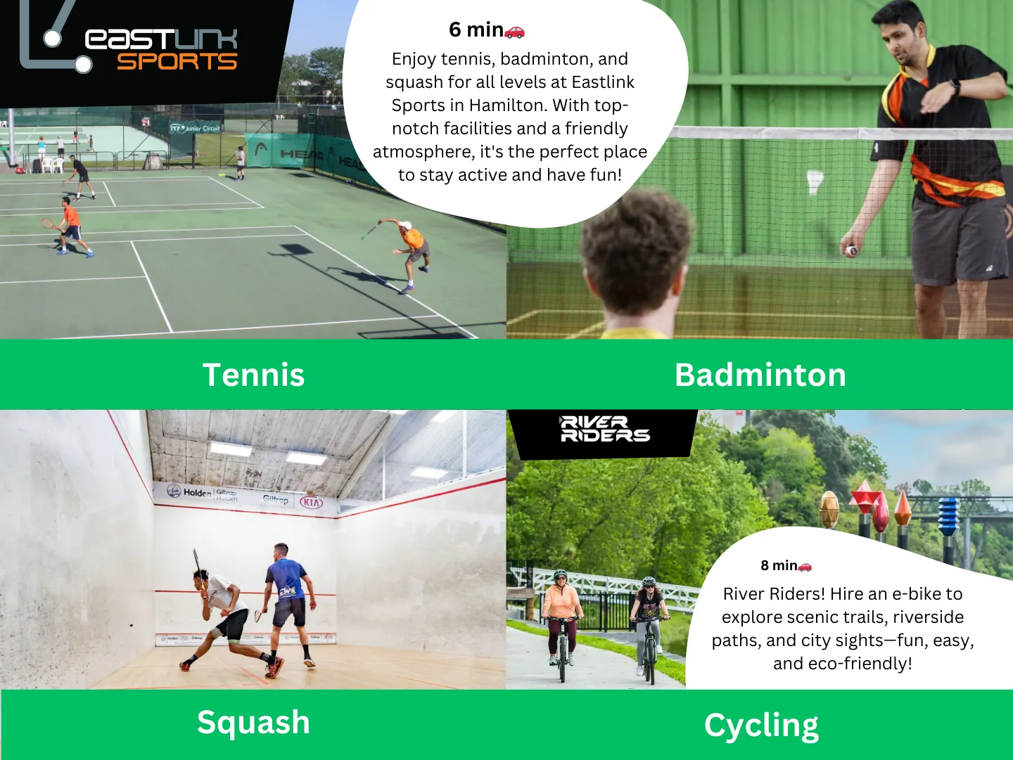 Original guidebook panel: eastlink sports hamilton overview