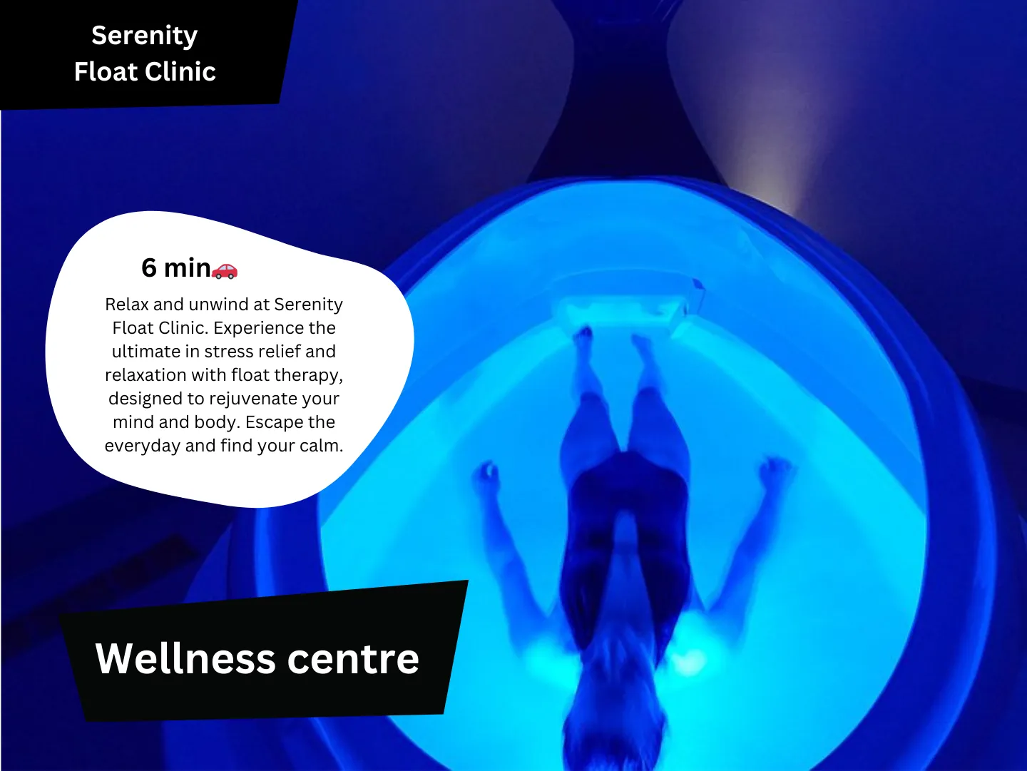 Original guidebook panel: serenity float clinic wellness hamilton